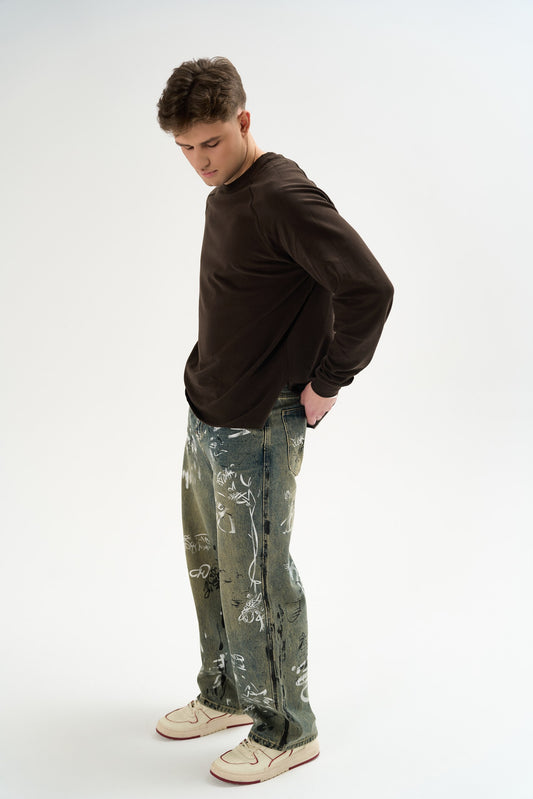 Graffiti Street Jeans